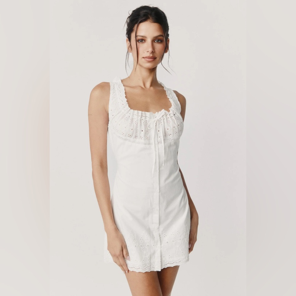NWOT With Jèan Jacquie Dress in White / Size XS